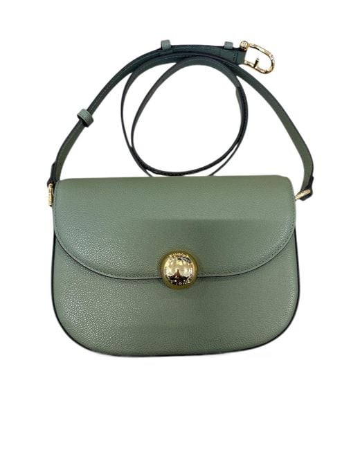 Furla Green Moonlight Small Shoulder Bag
