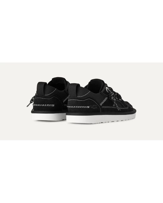 Ugg Black Round-Toe Low-Top Sneakers