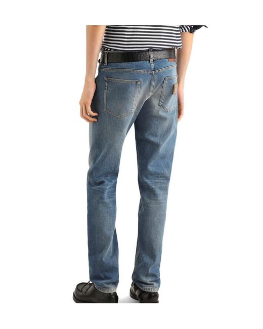 Dolce & Gabbana Blue Skinny Five-Pocket Jeans for men