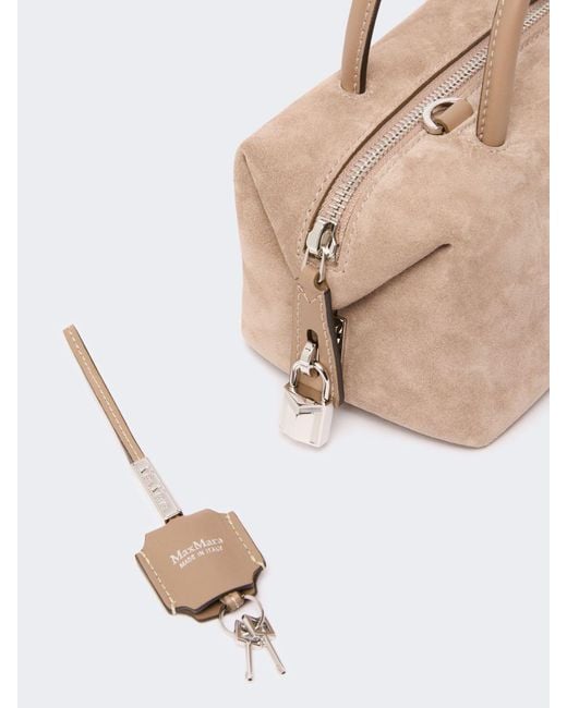 Max Mara Natural Suede Leather Mini Bag
