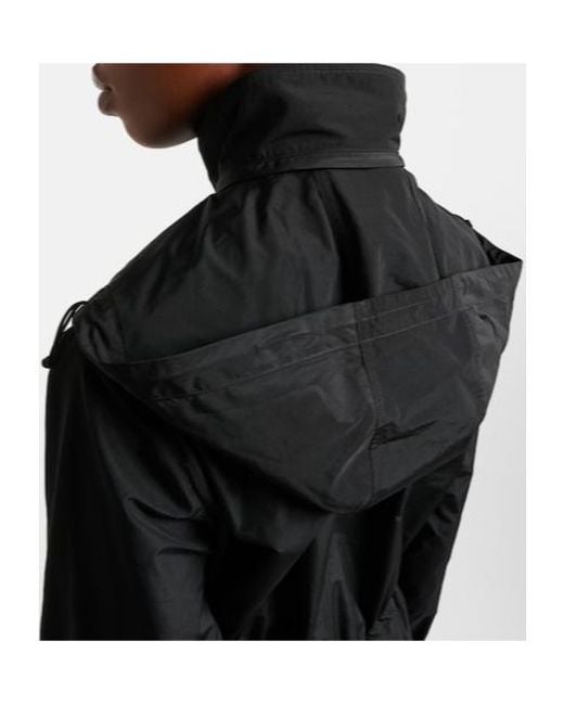 The Row Blue Drawstring Casual Jacket