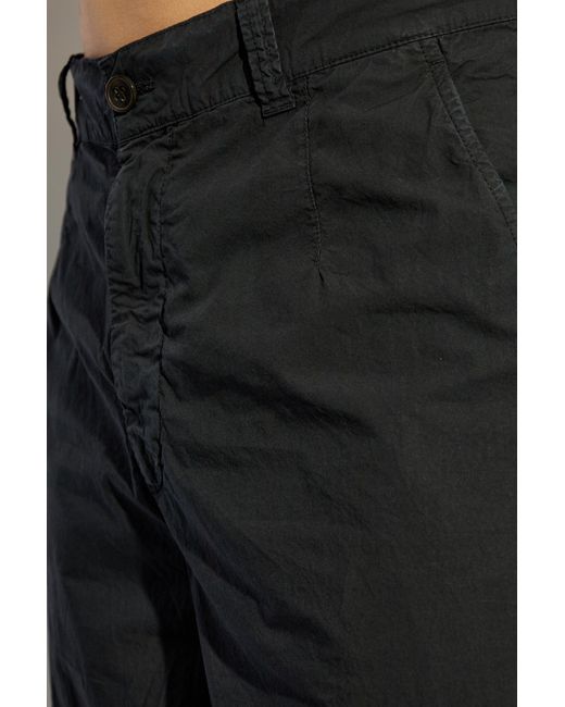 Dries Van Noten Black Paxford Mid Rise Pants for men