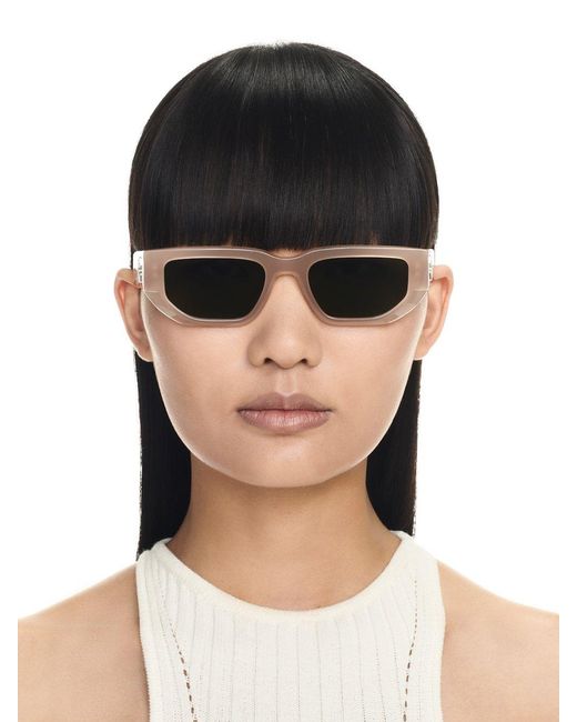 Off-White c/o Virgil Abloh Green Greeley Rectangular Frame Sunglasses for men