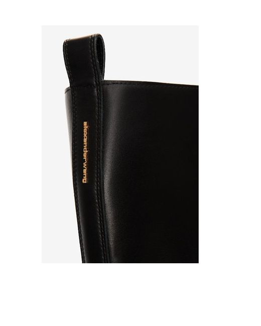 Alexander Wang Black Carter Platform Knee-High Boots