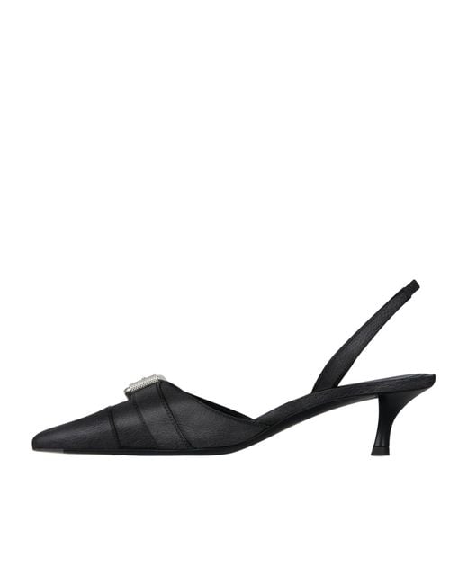 Givenchy Black Voyou Slingback Pumps