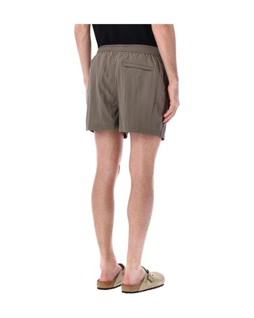Represent Gray Core Logo Swim Shorts for men