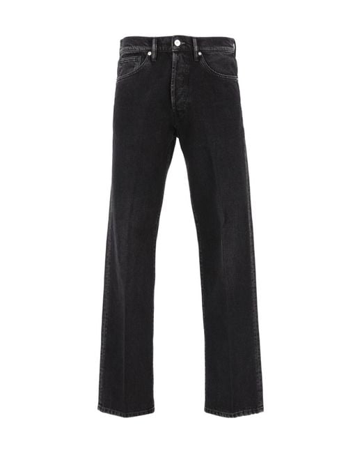 Nine:inthe:morning Black Straight-Leg Jeans for men