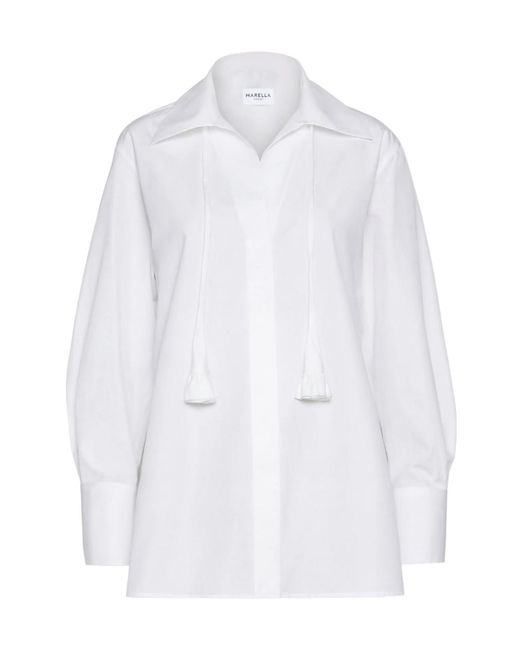 Marella White Long-Sleeved Shirt