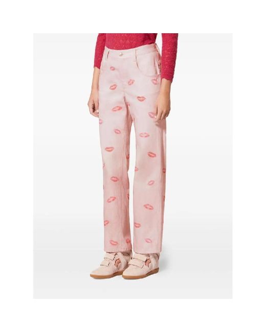Isabel Marant Pink Brinsa Pants
