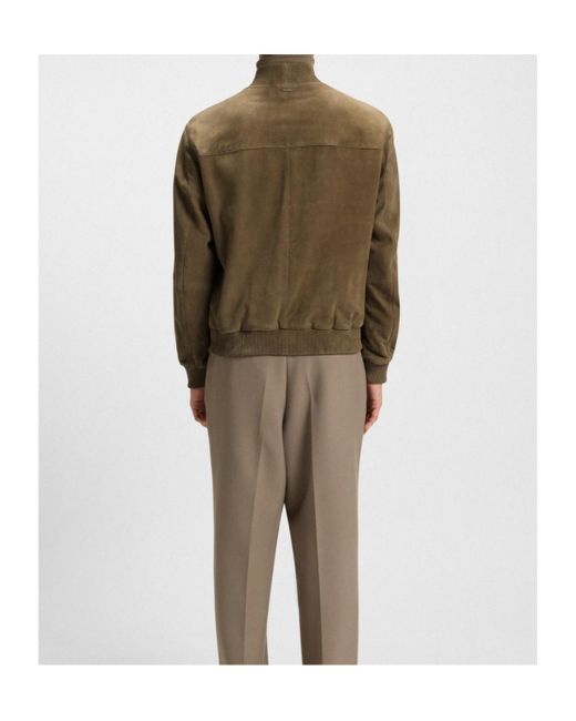 Boss Green Boss H Muller Zipped Bomber Jacket for men