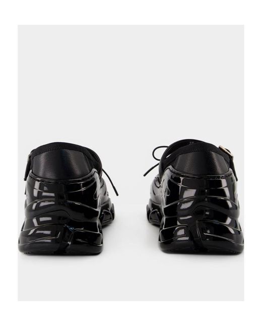 Simone Rocha Black Round Toe Flat Shoes