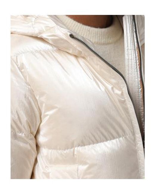 K-Way Natural Lethille Thermo Pearly Short Puffer Jacket