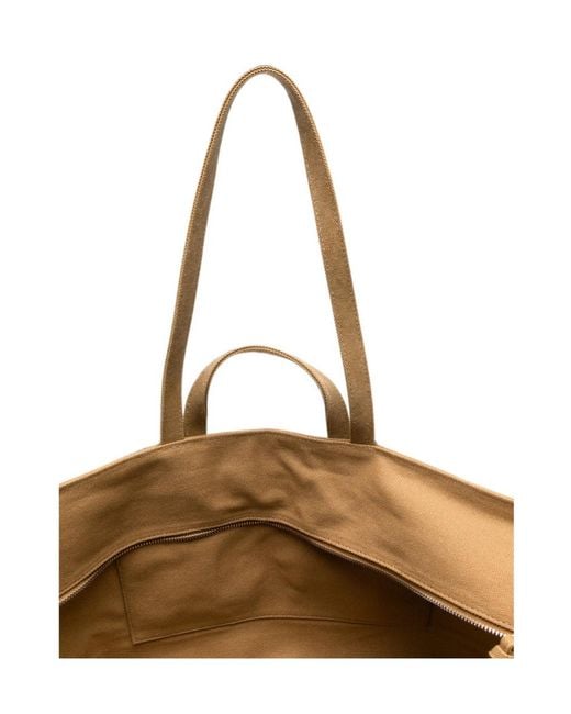 A.P.C. Natural Le Drummer Toile Top Handle Bag