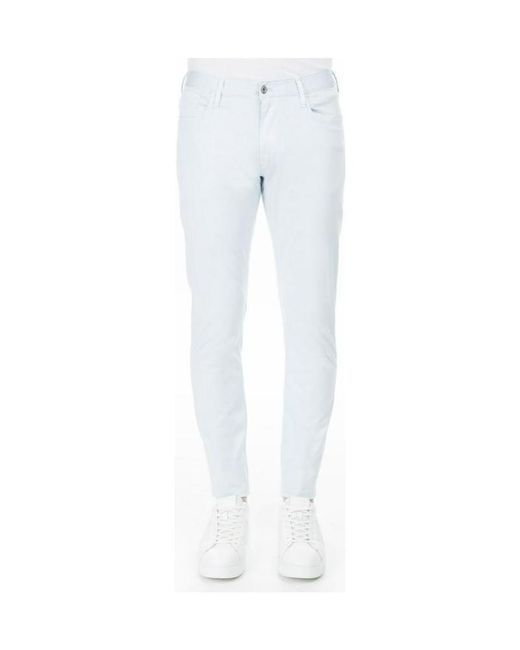 Armani Jeans White Logo Jeans for men
