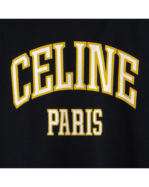 Céline Black Oversized Hoodie