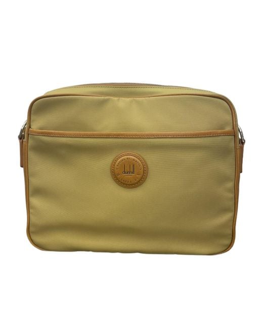 Dunhill Green Logo Shoulder Bag for men