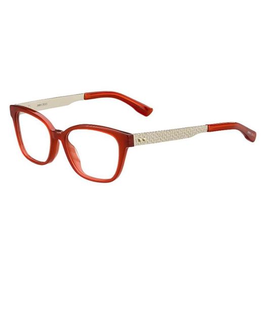 Jimmy Choo Black Eyewear Square Frame Glasses