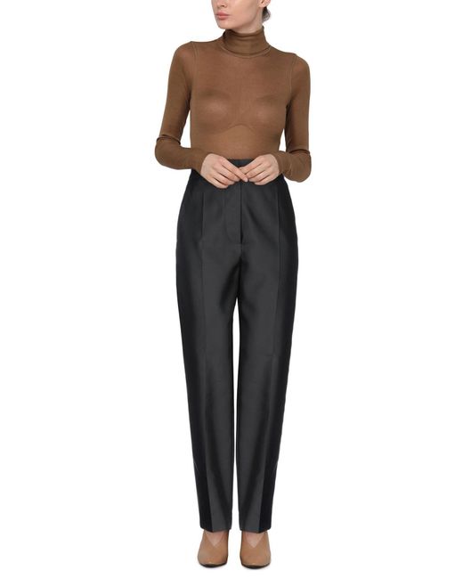Marni Black Solid Tapered Pants
