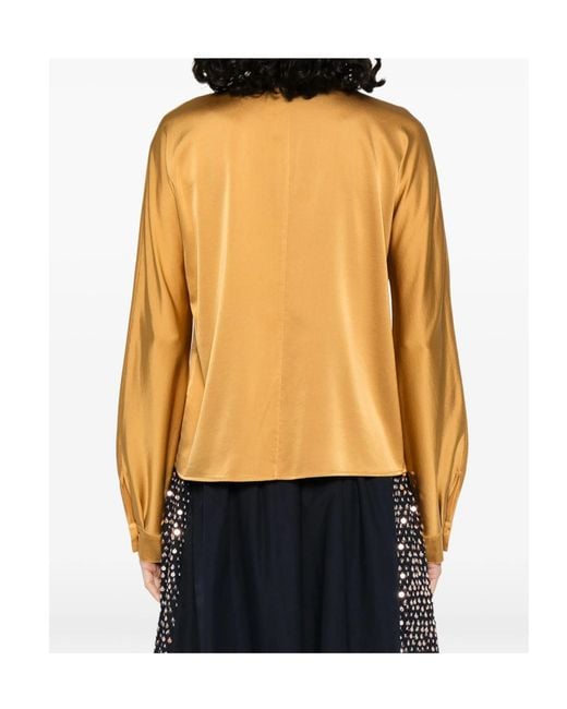 Forte_forte Orange Silk Blouse
