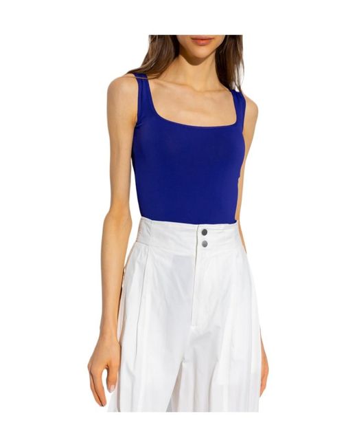 Bottega Veneta Blue Deep Square Neck Body