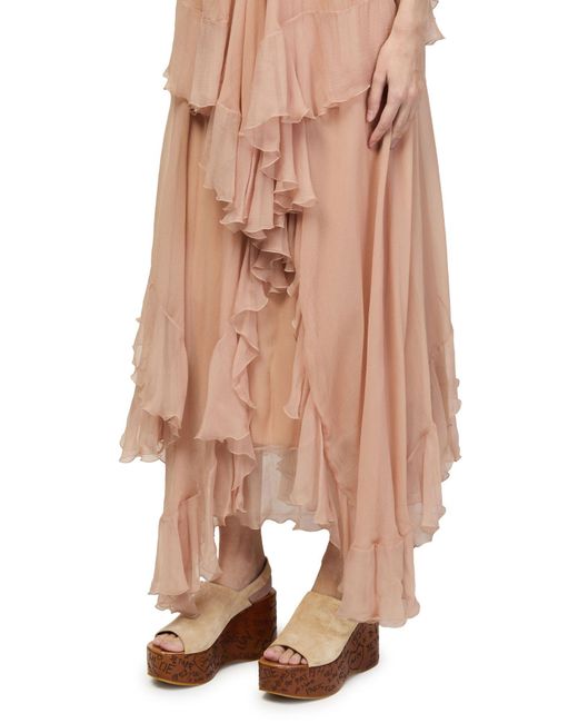 Chloé Brown Maxime Platform Sandals