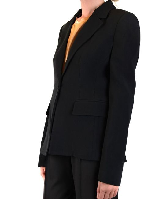 Philipp Plein Black Notched-Lapels Single-Breasted Blazer