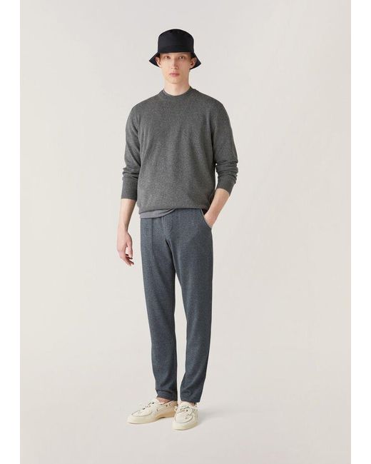 Loro Piana Blue Drawstring-Waist Track Pants for men