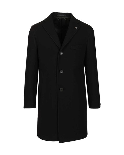 Tagliatore Black Bruce Coat for men