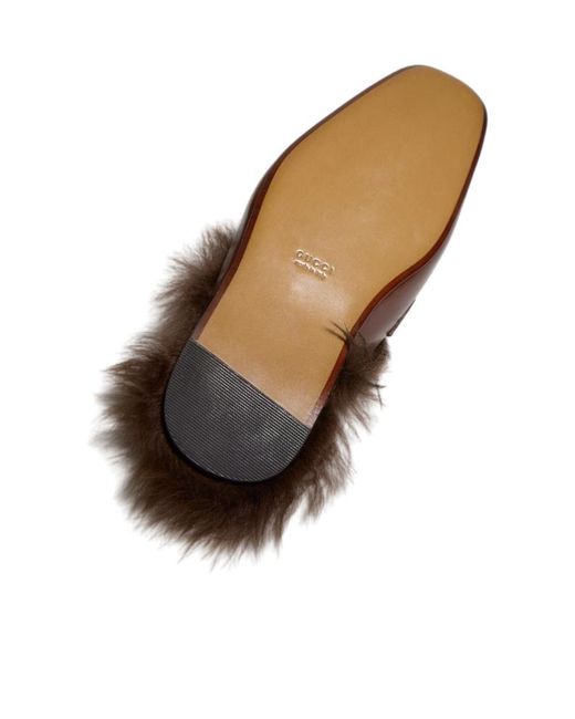 Gucci Brown Casanova Mule
