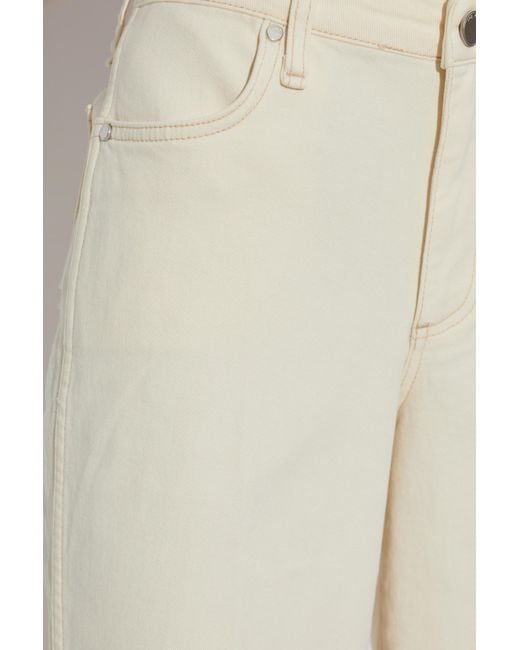 Rag & Bone White Flared Jeans