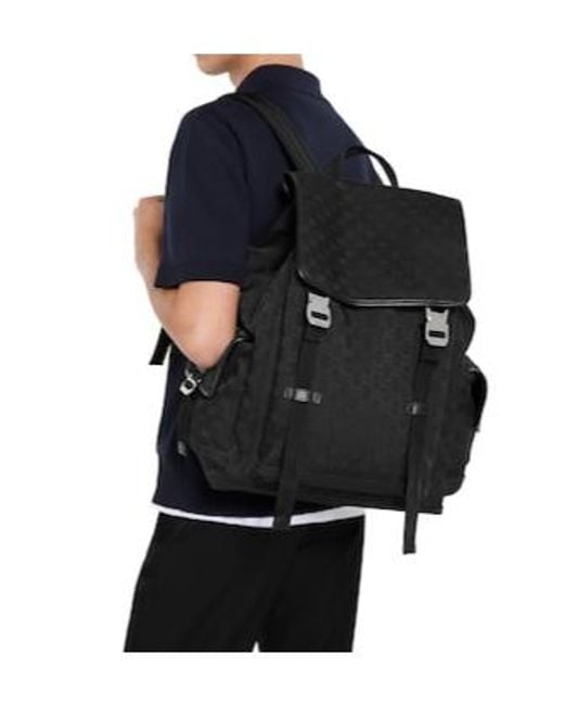 Gucci Black Gg Large Backpack for men