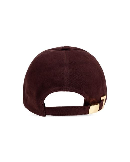 Balmain Logo Embroidered Baseball Cap