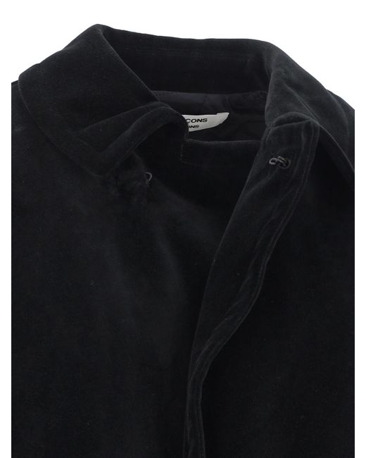 Comme des Garçons Black Comme Des Garçons Comme Des Garçons Buttoned Velvet Coat