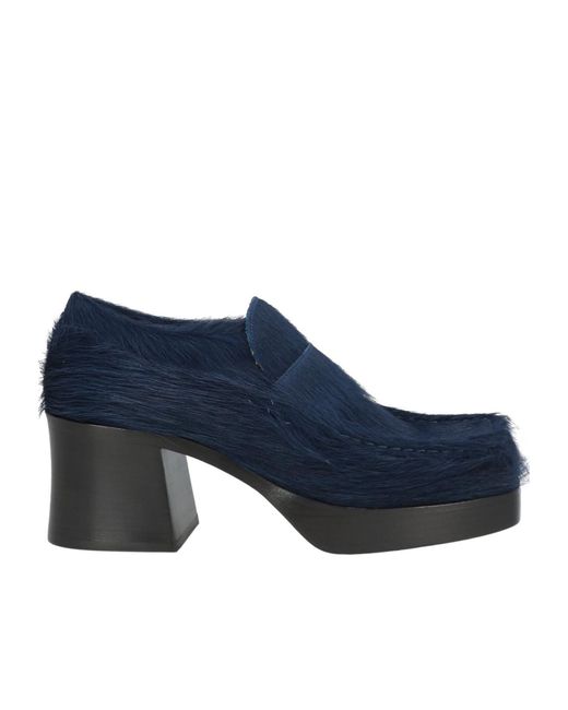 Marni Blue Solid Color Loafers