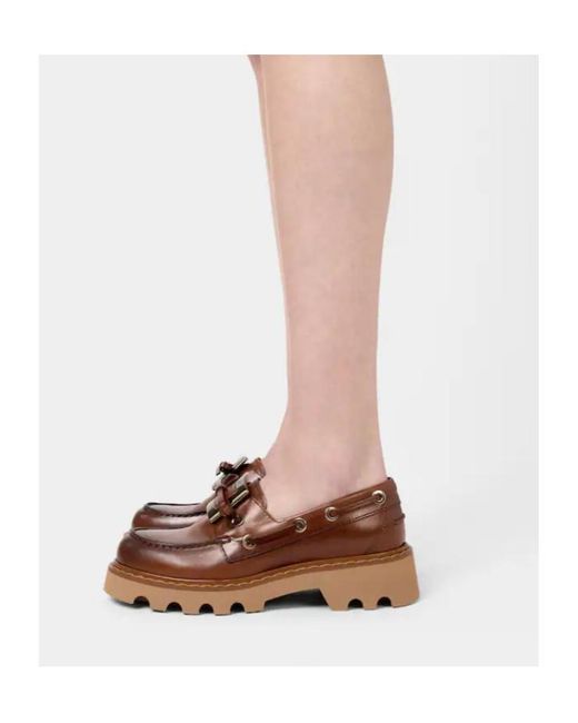 Roger Vivier Brown Viv' Rangers Truck Boat Shoes