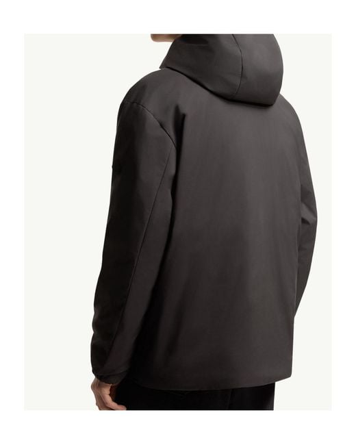 Moncler Gray Trelatete Hooded Down Jacket for men