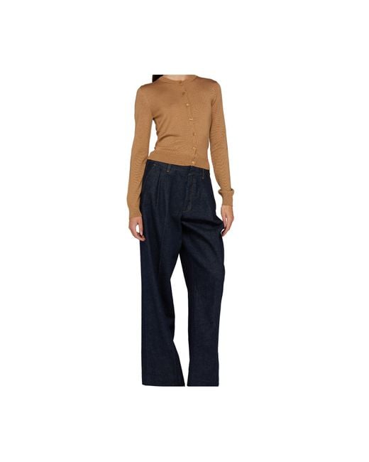 Loewe Brown Long-Sleeved Sweater