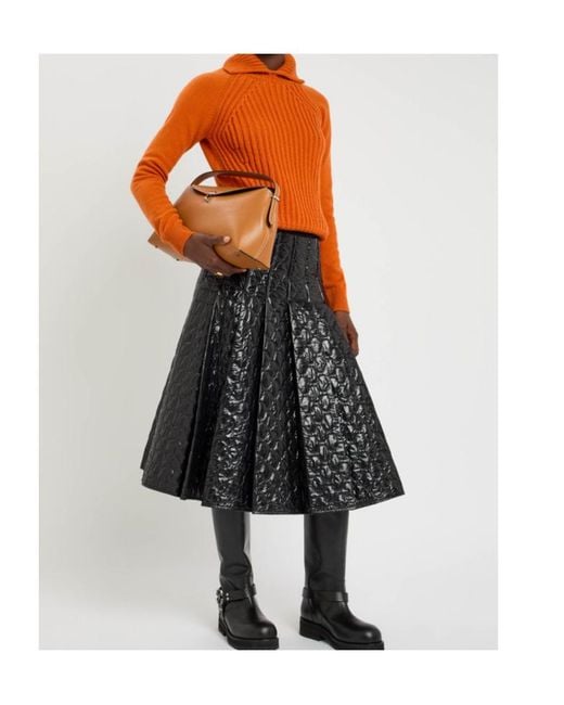 Moncler Orange Roll-Neck Wool And Cashmere-Blend Jumper