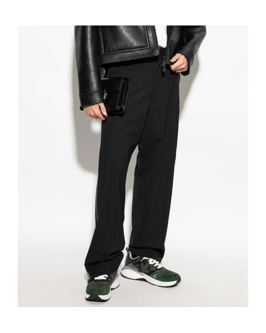 DSquared² Black Dash Lace-Up Sneakers for men