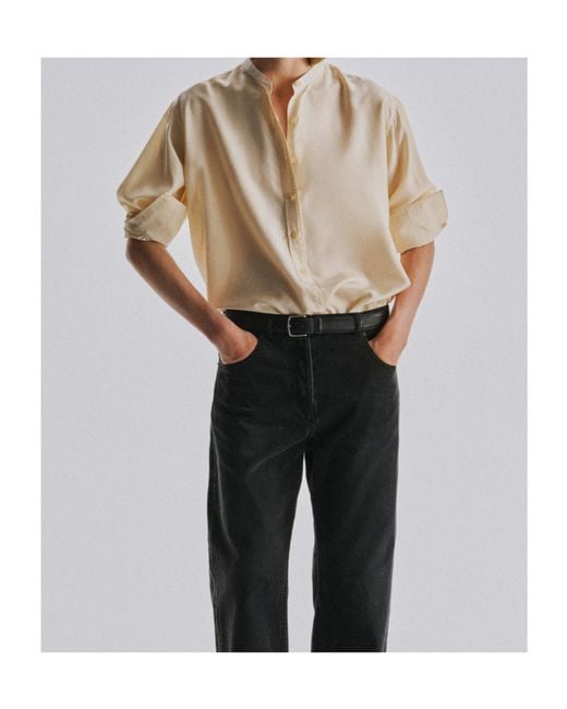 The Row White Long-Sleeved Shirt