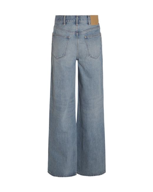 Céline Blue Flared Surf Jeans