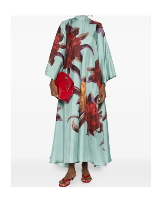 LaDoubleJ White Oversize Printed Dress