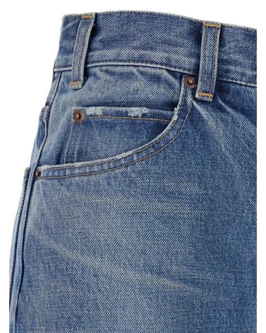 Céline Blue Flared Surf Jeans