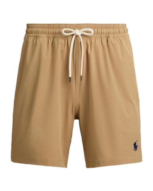 Polo Ralph Lauren Natural Drawstring Swim Shorts for men