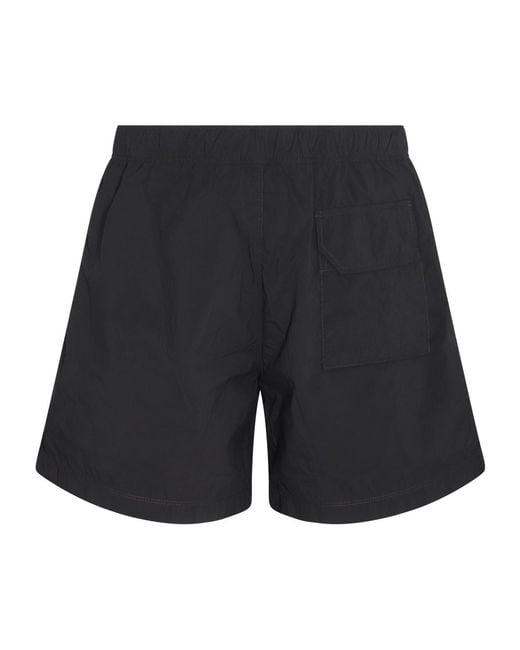 C P Company Black High Wait Swim Shorts for men