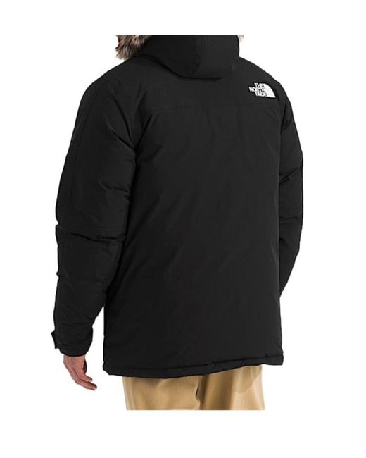 The North Face Black Fur-Trim Mcmurdo Parka for men