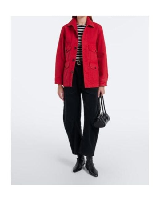 Nili Lotan Blue Shon Cotton-Blend Corduroy Barrel-Leg Jeans