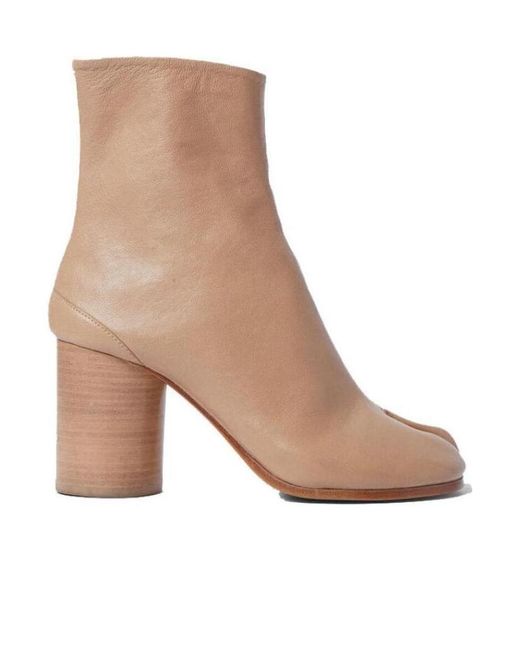 Maison Margiela Brown Tabi Ankle Boots