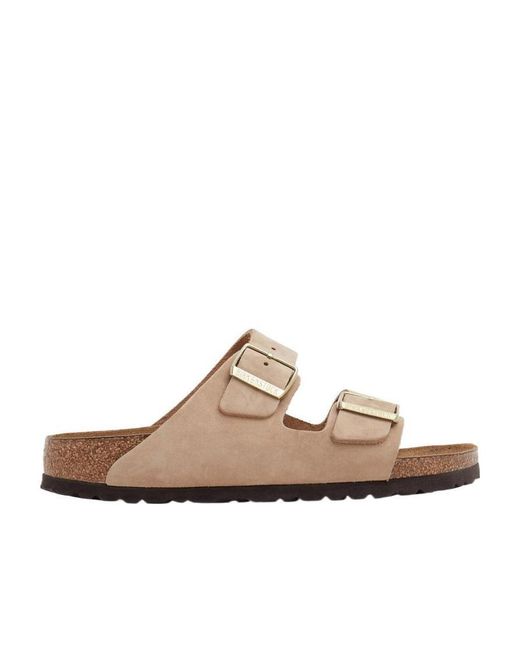 Birkenstock Brown Arizona Slip-On Sandals