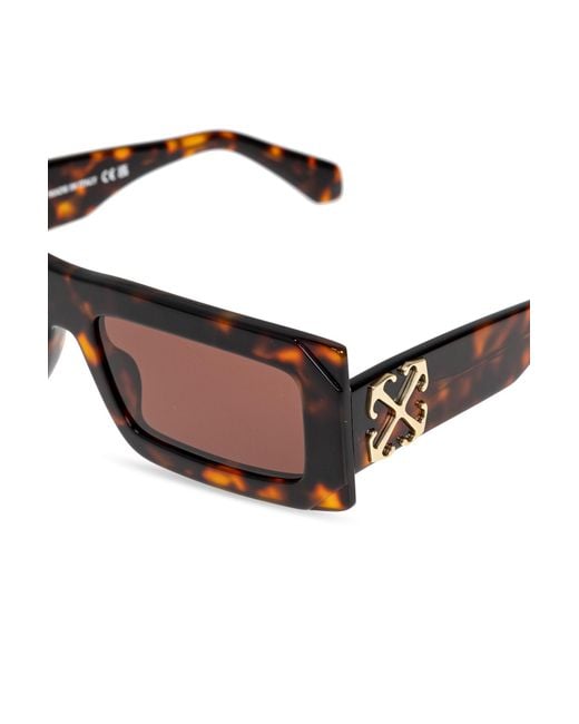 Off-White c/o Virgil Abloh Multicolor Laurel Rectangular Frame Sunglasses for men